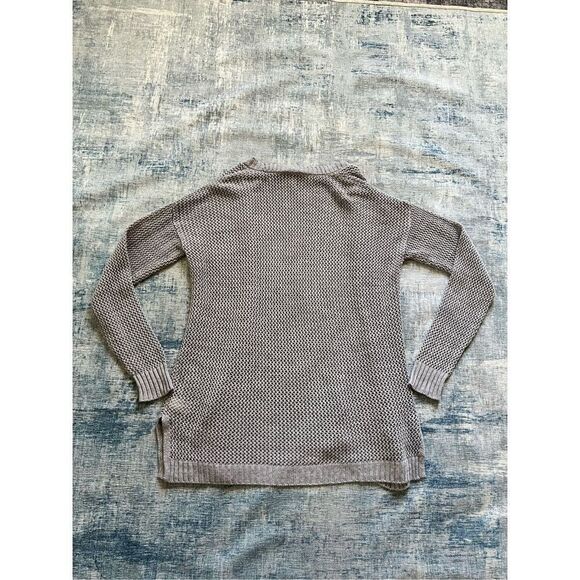 Mudd Gray Loose Knit Open Front Cardigan Women's Small - Picture 8 of 8